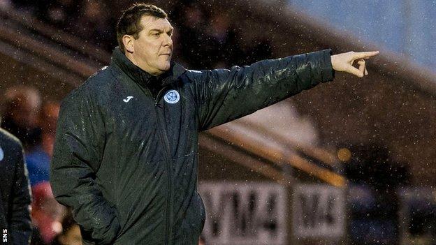 St Johnstone boss Tommy Wright