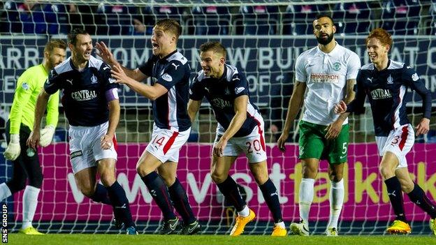 Falkirk knocked in a last-minute goal for victory