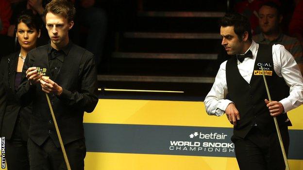 Ronnie O'Sullivan and Judd Trump