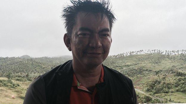 Joey Salceda, governor of Albay province. 7 Dec 2014