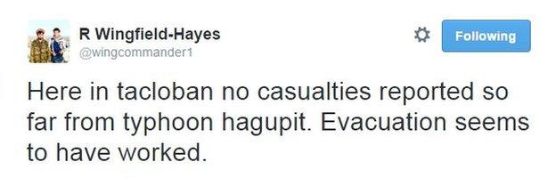 Rupert Wingfield-Hayes tweet