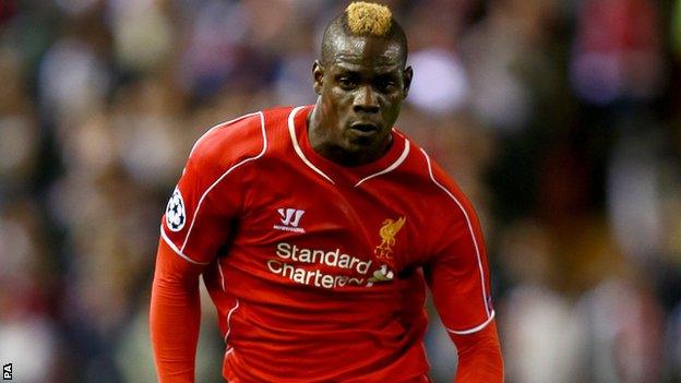 Liverpool striker Mario Balotelli