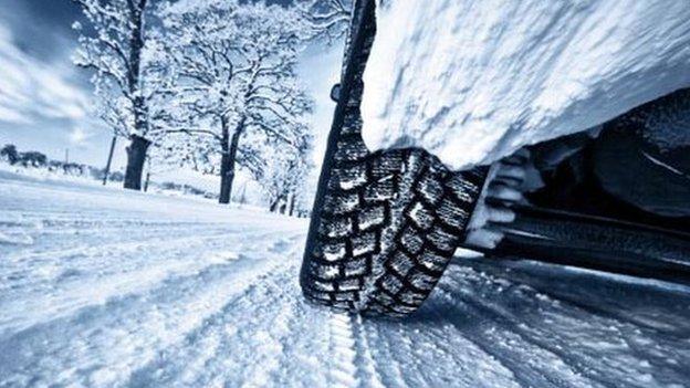 Car in snow