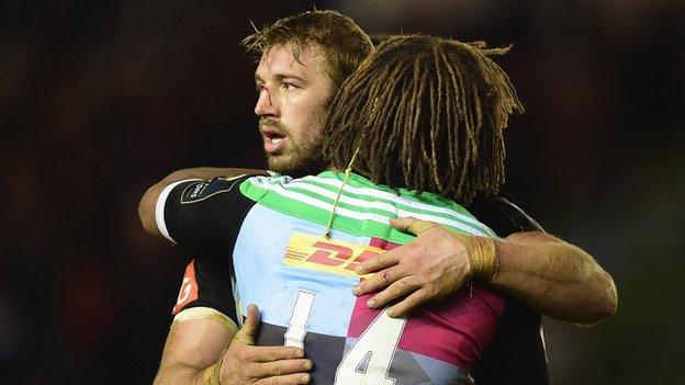 Chris Robshaw and Marland Yarde