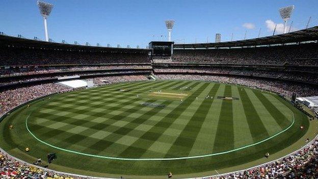 A general view is seen during day two of the Fourth Ashes Test Match between Australia and England at Melbourne Cricket Ground on December 27, 2013