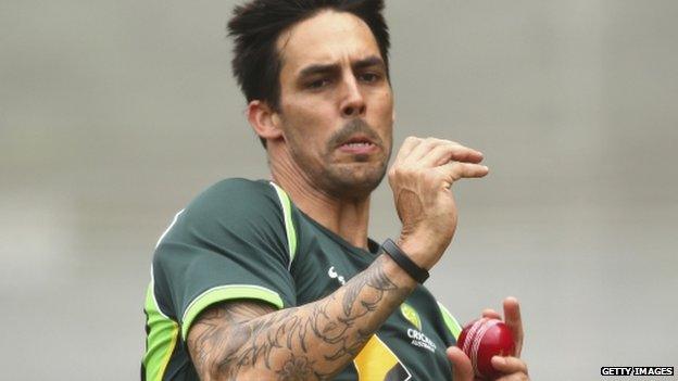 Mitchell Johnson is Australia's strike bowler