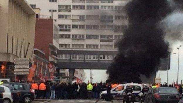 Action in Calais