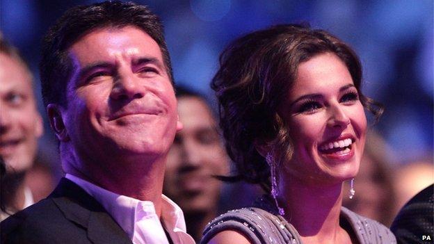 Simon Cowell and Cheryl Fernandez-Versini