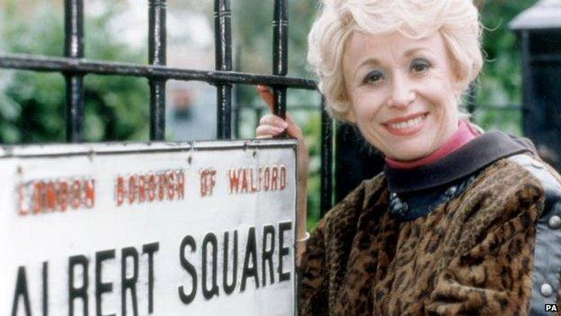 Barbara Windsor as Peggy Mitchell in EastEnders