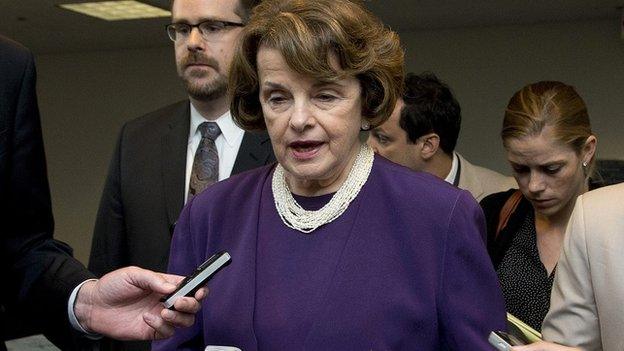 US Senator Diane Feinstein