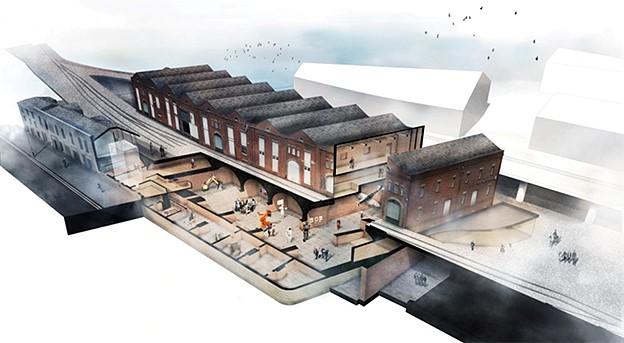 Artist impression of the new exhibition space