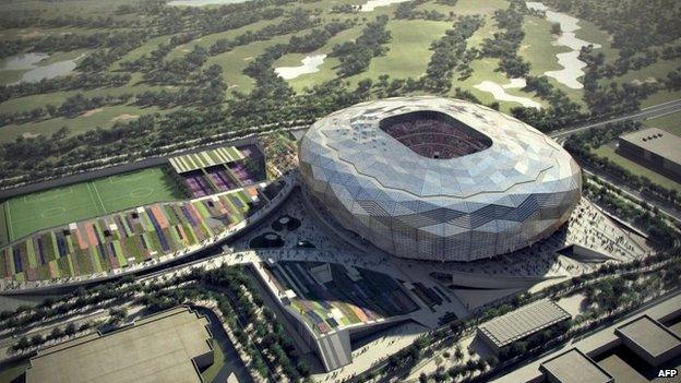 Qatar Foundation Stadium artist's impression