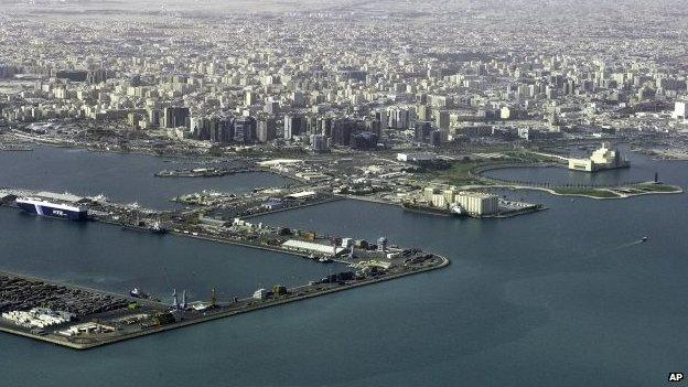 Doha aerial view