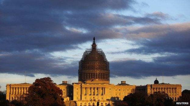 The US Capitol in Washington DC on 11 November 2014