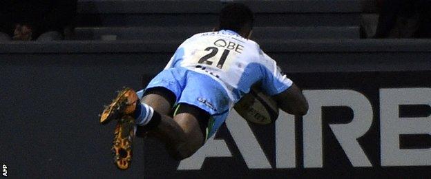 Niko Matawalu scored a late consolation try for Glasgow