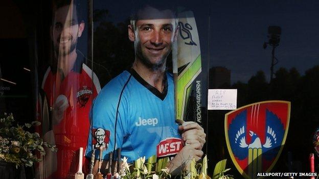 Tributes to Phillip Hughes at Adelaide Oval