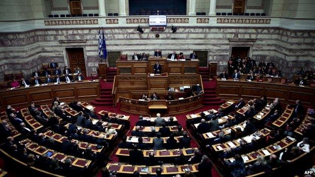 Greek parliament (Dec 2014)