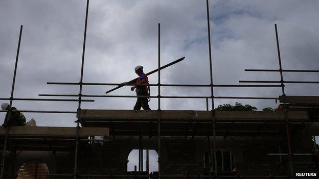 Building site in London