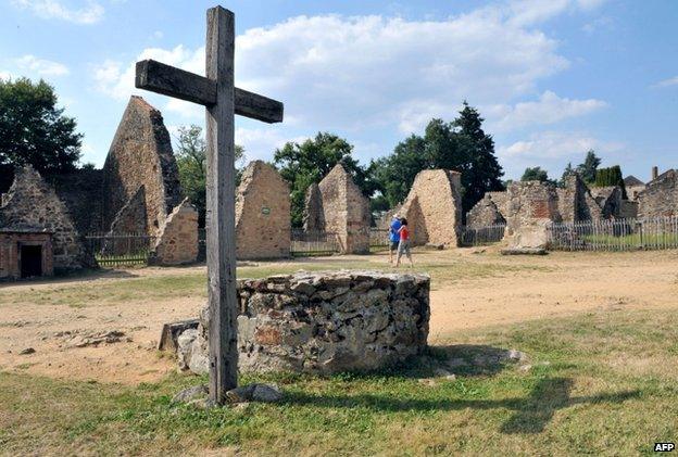 Village of Oradour-sur-Glane (file pic)