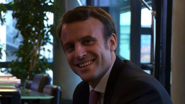 Emmanuel Macron (BBC)