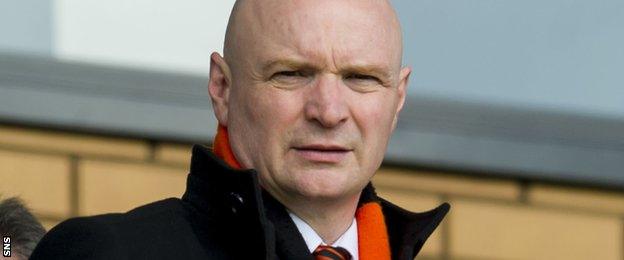 Dundee United chairman Stephen Thompson