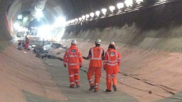 Crossrail tunnel