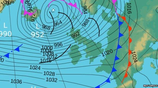 Weather map