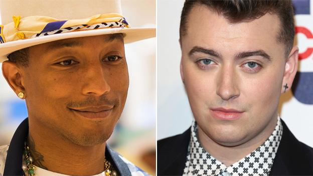 Pharrell Williams and Sam Smith