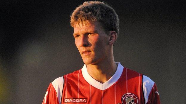 Walsall centre-half Paul Downing