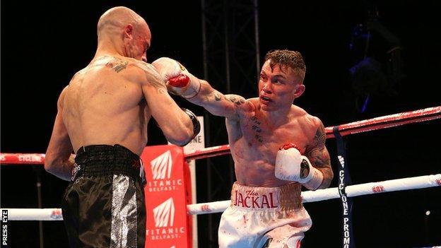 Carl Frampton got the better of Kiko Martinez on points