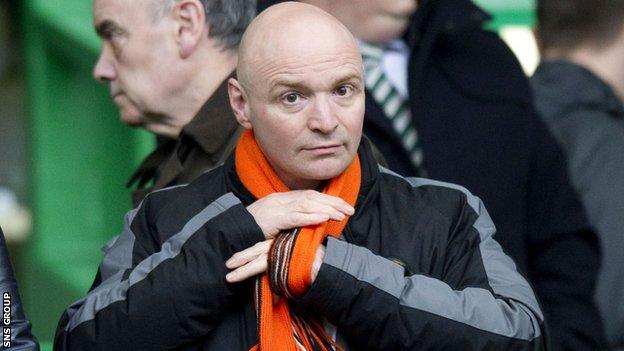 Dundee United chairman Stephen Thompson