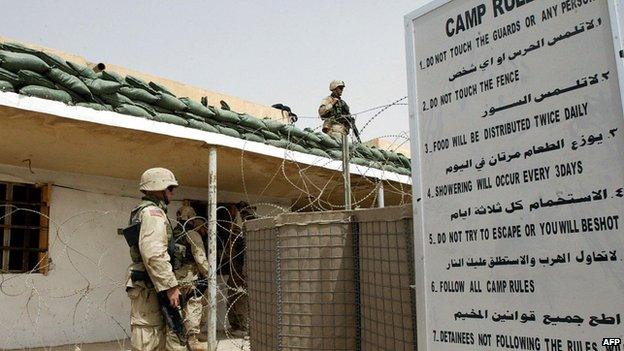 US military detention facility in Baquba, Iraq