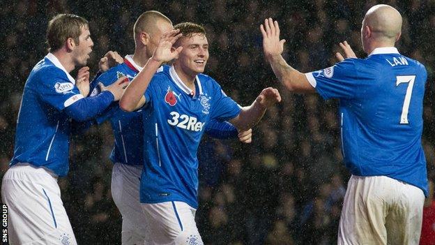 Rangers are nine points off the pace in the Championship