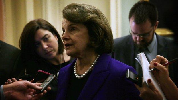 US Senator Dianne Feinstein