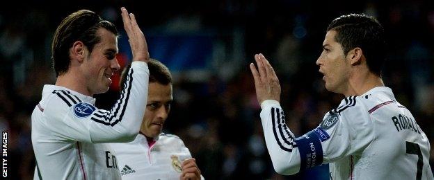 Gareth Bale and Cristiano Ronaldo