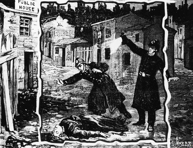 Jack the Ripper newspaper illustration