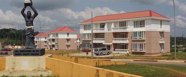 Social housing in Ebebeyin