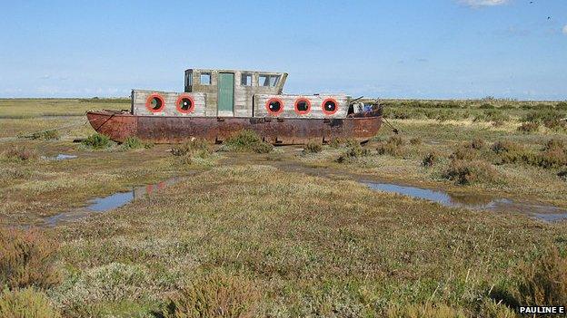 Boat in Blakeney, Norfolk