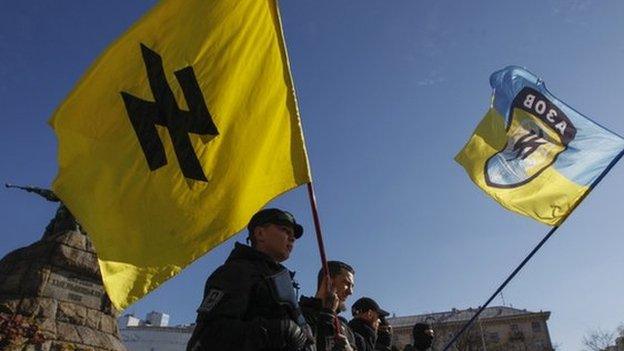 Azov battalion volunteers (file pic)