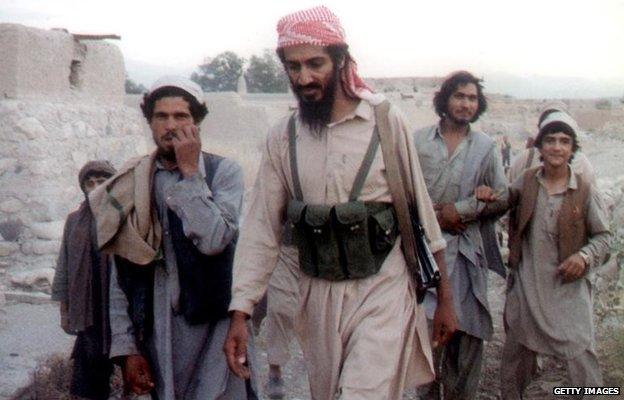 Osama Bin Laden in Afghanistan in 1989