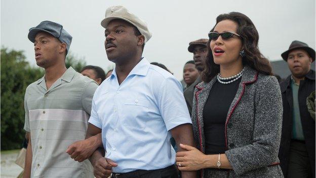 David Oyelowo (centre) in Selma