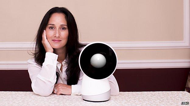 Jibo - with its creator, MIT professor Cynthia Breazeal