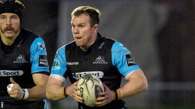 Chris Fusaro will be out of action for Glasgow Warriors until the new year.