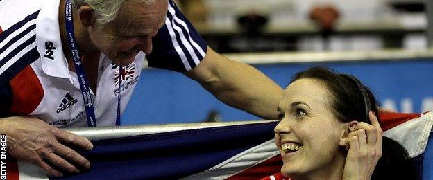 Steve Peters and Victoria Pendleton