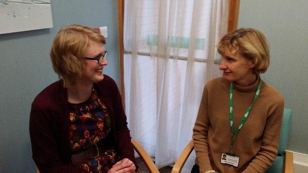 Vicki Waddingham and Helen Adams