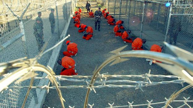 Detainees at Guantanamo