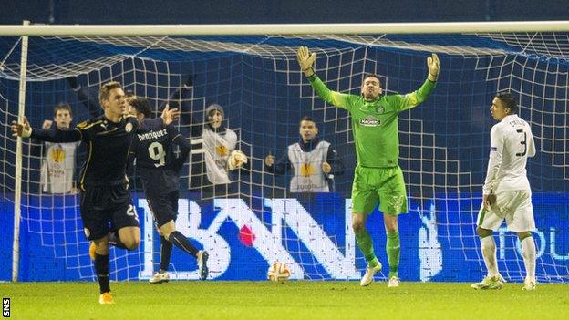 Celtic were again disappointing defensively in Europe as they conceded four goals to Dinamo Zagreb.