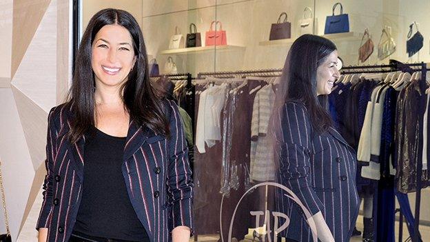 Rebecca Minkoff in her New York shop