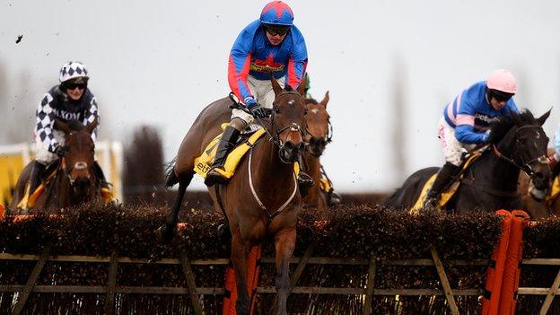 Splash Of Ginge winning at Newbury in February