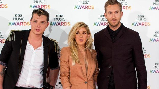 John Newman, Ellie Goulding, Calvin Harris